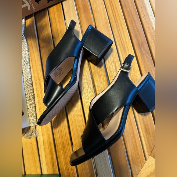 J.Crew Dylan crisscross block-heel sandals in leather NWT - Picture 5 of 9